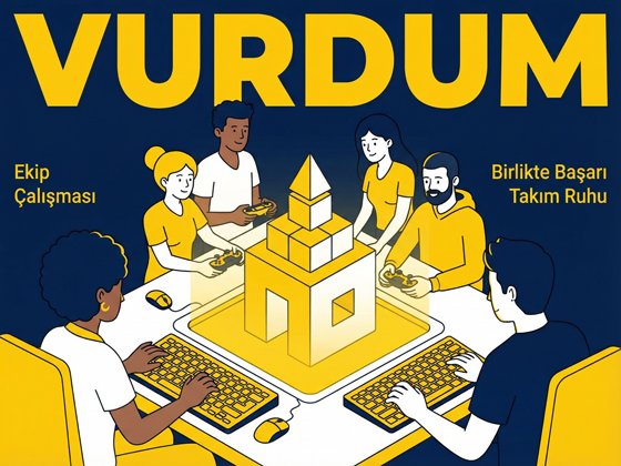 Vurdum ekibi birlikte çalışma ve içerik üretim süreci görseli