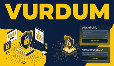 Vurdum güvenli giriş ve resmi adres doğrulama görseli