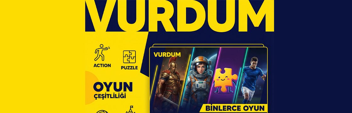 Vurdum platformunda farklı oyun modları ve çeşitlilik görseli